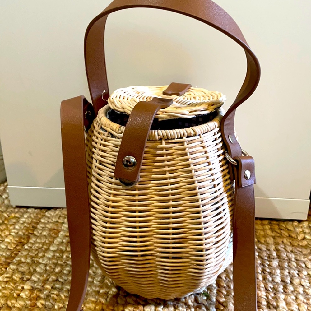 Straw Studios Woven Purse